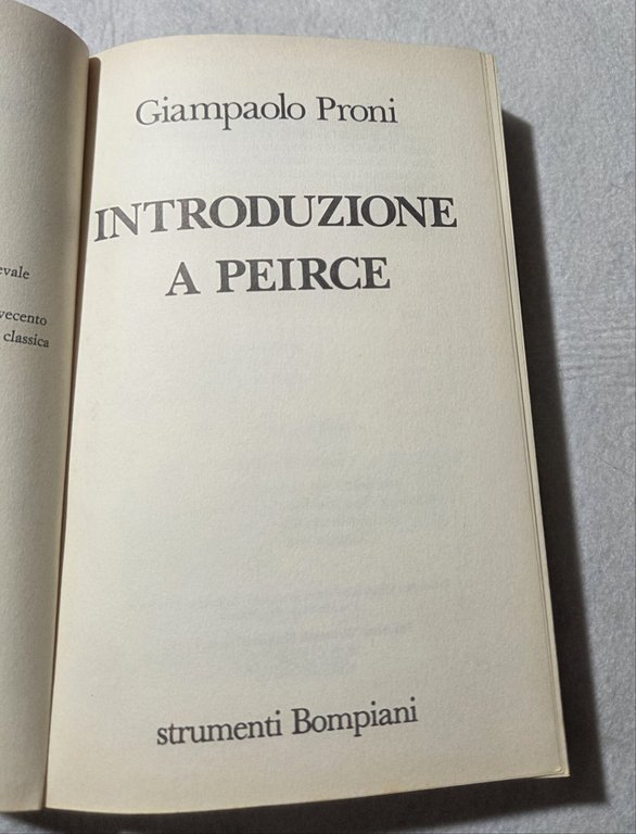 Introduzione a Peirce | Immagine Gallery 2