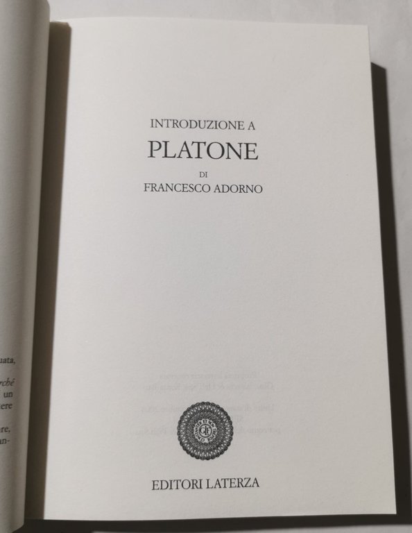 Introduzione a Platone