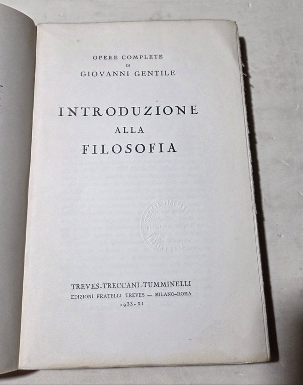 Introduzione alla filosofia