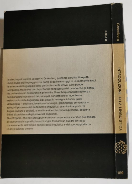 Introduzione alla linguistica