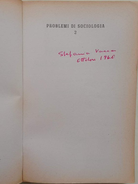 INTRODUZIONE ALLA RICERCA SOCIOLOGICA(1958)