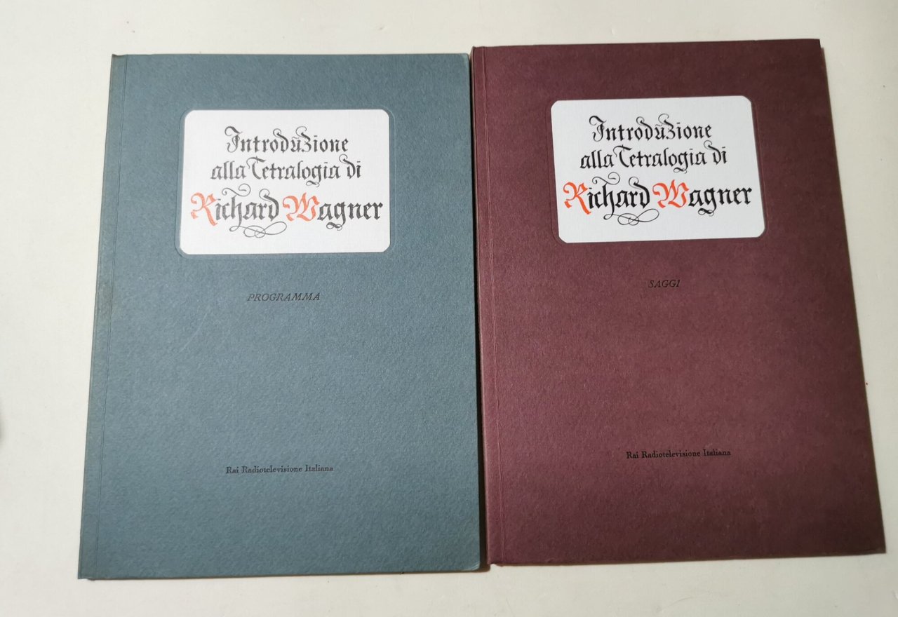 Introduzione alla Tetralogia di Richard Wagner - Saggi - Programma …