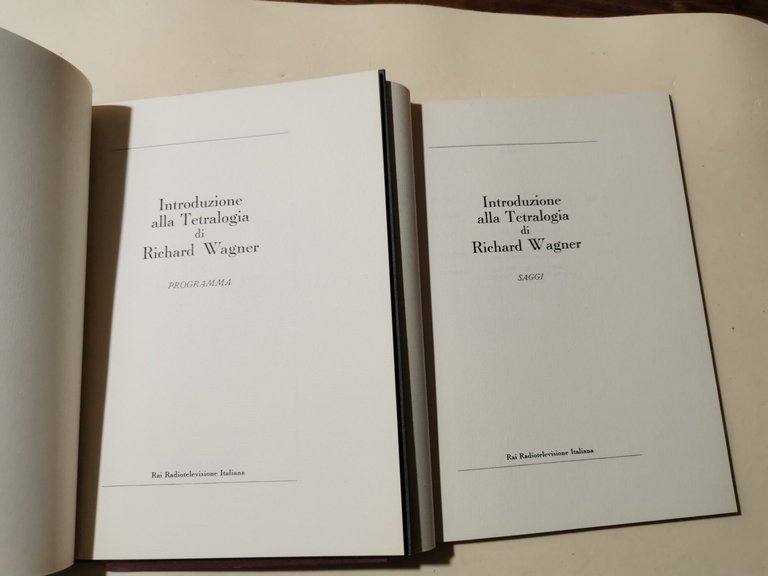 Introduzione alla Tetralogia di Richard Wagner - Saggi - Programma …