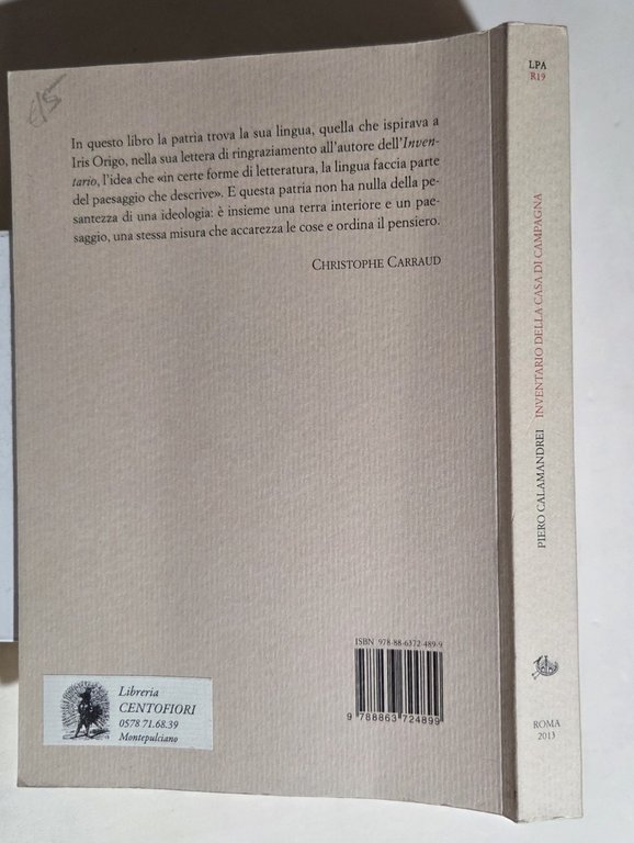 Inventario della casa di campagna