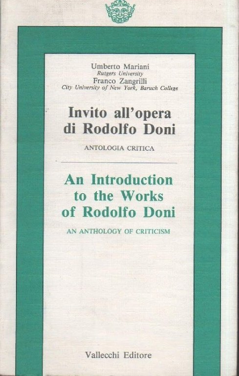 INVITO ALL'OPERA DI RODOLFO DONI (1989)