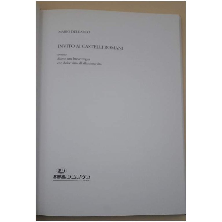 INVITOAI CASTELLI ROMANI OVVERO DIAMO UNA BREVE TREGUA CON DOLCE …