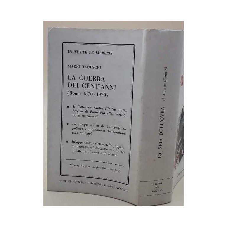 IO SPIA DELL'OVRA-ROMANZO POLITICO DAL TACCUINO DI UN FESSO(1970)