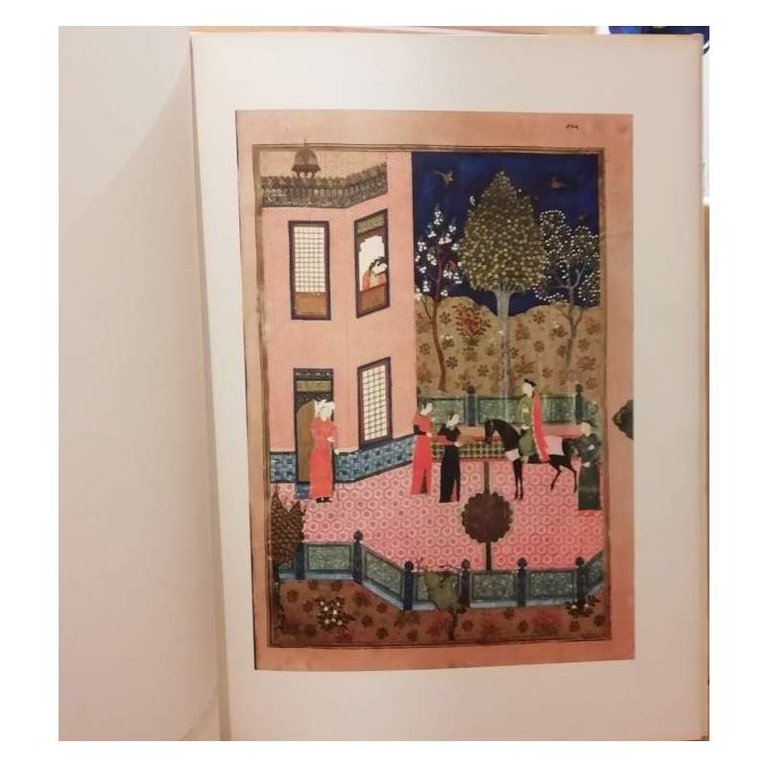 IRAN MINIATURE PERSIANE - BIBLIOTECA IMPERIALE (1956)