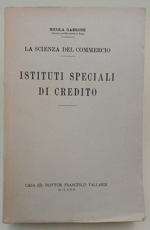 ISTITUTI SPECIALI DI CREDITO(1942)