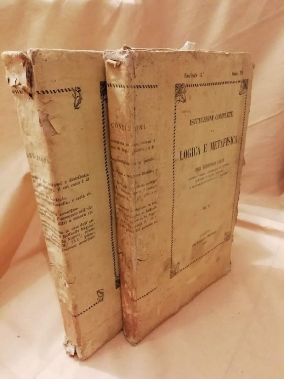 ISTITUZIONI COMPLETE DI LOGICA E METAFISICA(1858) | Immagine Gallery 3
