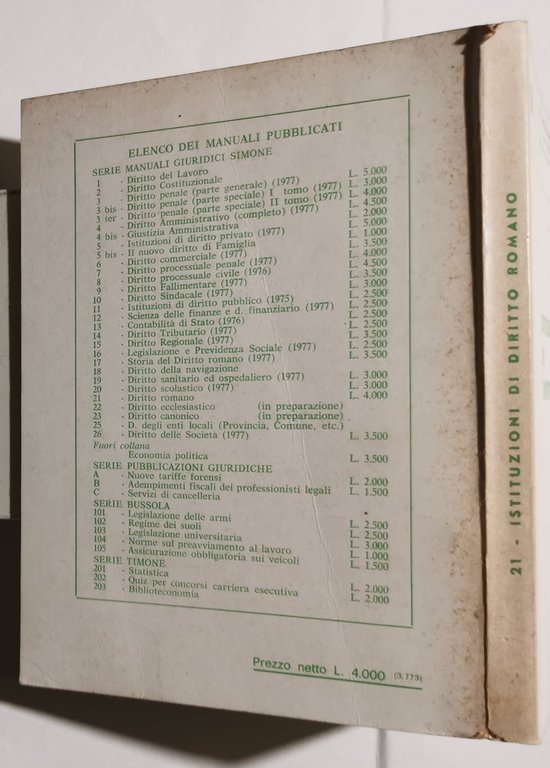 Istituzioni di Diritto Romano