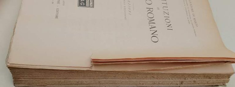 ISTITUZIONI DI DIRITTO ROMANO-LEZIONI( 1936)