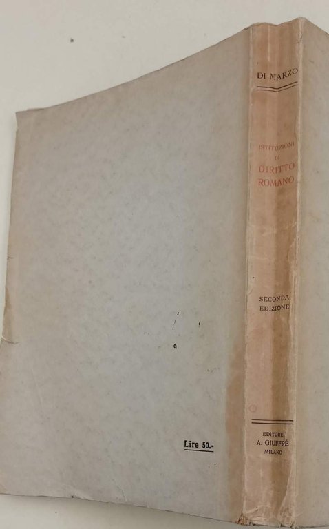 ISTITUZIONI DI DIRITTO ROMANO-LEZIONI( 1936)