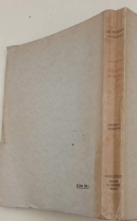 ISTITUZIONI DI DIRITTO ROMANO-LEZIONI( 1936)