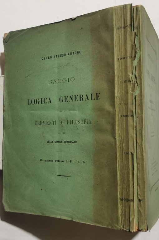 Istituzioni di filosofia teoretica ad uso dei Licei - Librro …