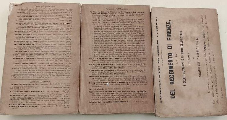 ISTORIA DEL CONCILIO TRIDENTINO- VOLL. I, II E IV(1858)