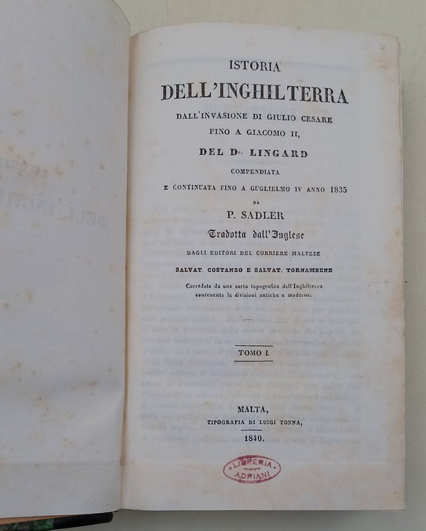 Istoria dell'inghilterra dall'invasione di Giulio Cesare fino a Giacomo II, …