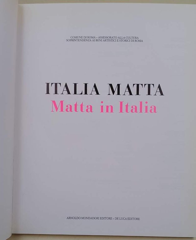 ITALIA MATTA-MATTA IN ITALIA( 1988)