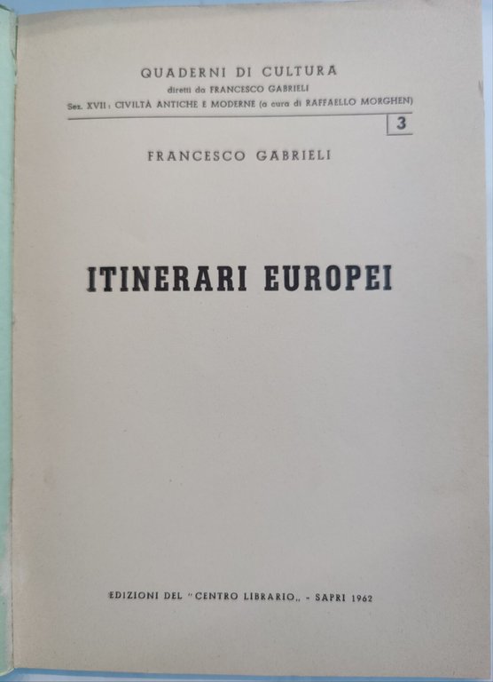 Itinerari europei