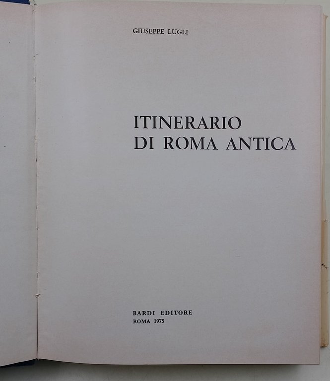 Itinerario di Roma antica