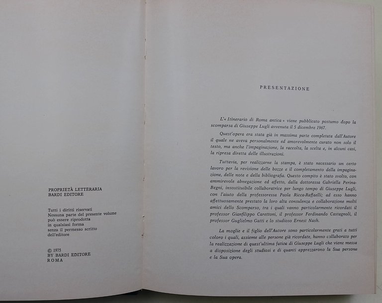 Itinerario di Roma antica