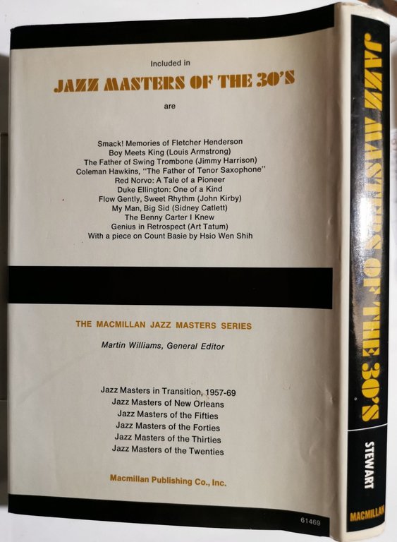 Jazz masters of the 30's