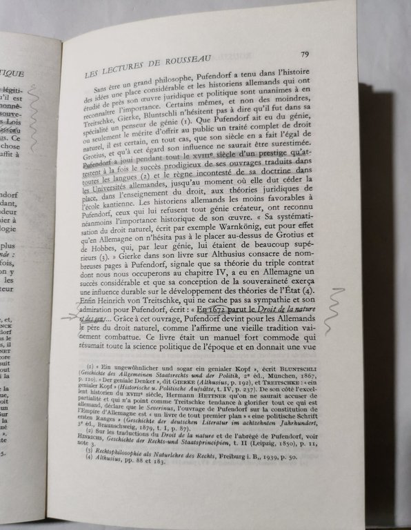 Jean-Jacques Rousseau et la Science Politique de son temps
