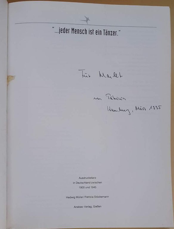 JEDER MENSCH IST EIN TANZER-AUSDRUCKTANZ IN DEUTSCHLAND ZWISCHEN 1900 UND …