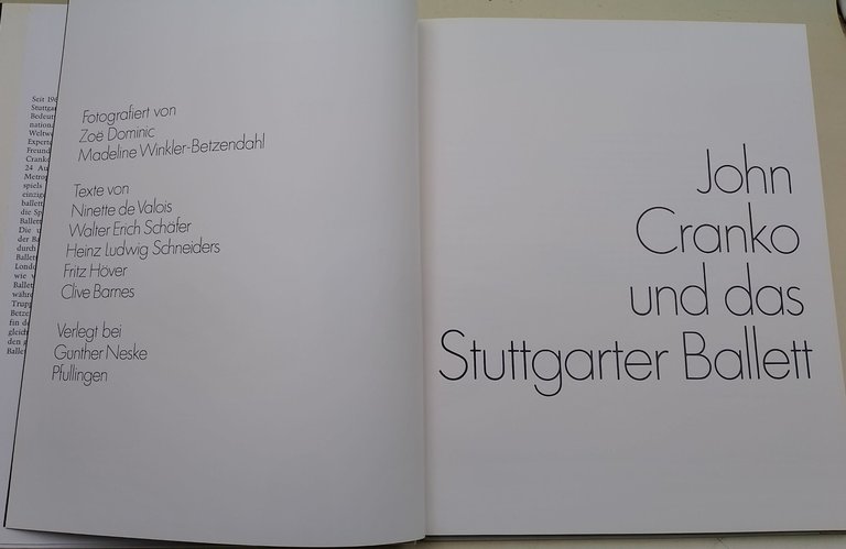 John Cranko und das Stuttgarter Ballett