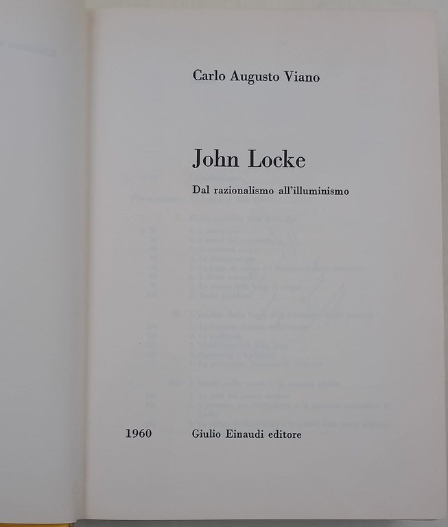 John Locke-dal razionalismo all'illuminismo