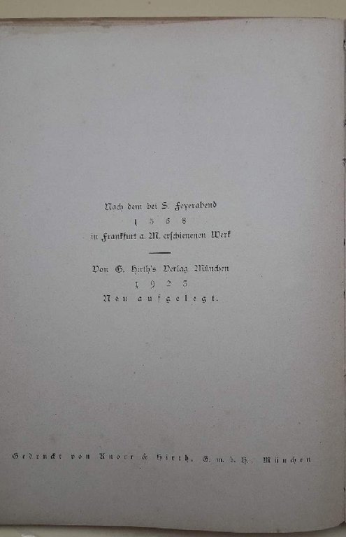 JOST AMMAN'S STANDE UND HANDWERKER(1923)