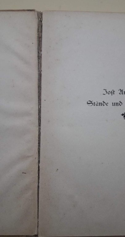 JOST AMMAN'S STANDE UND HANDWERKER(1923)