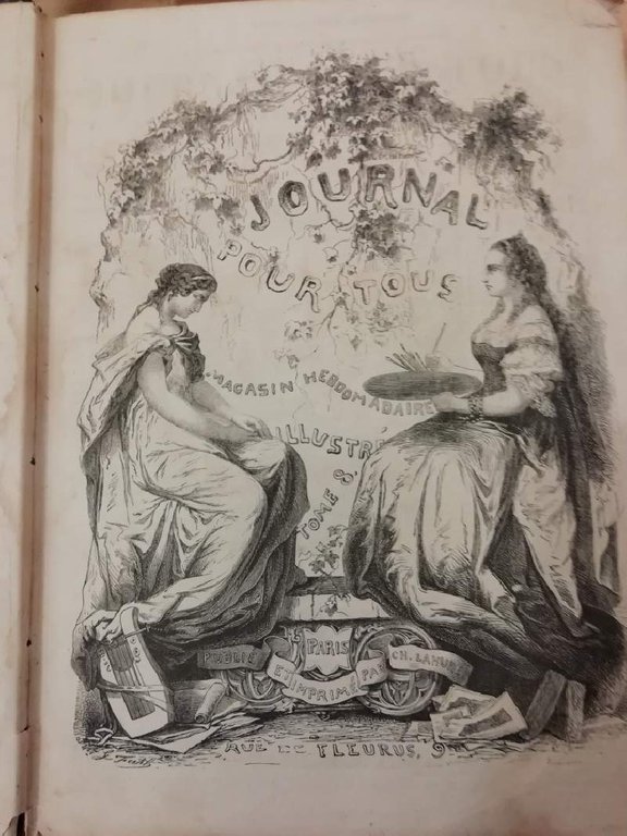 JOURNAL POUR TOUS magasin littéraire illustré. Tome 8 (1861)
