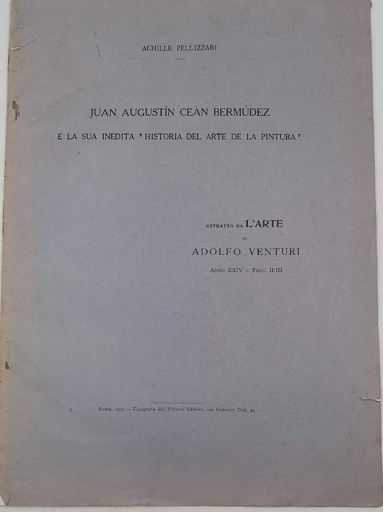 JUAN AUGUSTIN CEAN BERMUDEZ E LA SUA INEDITA HISTORIA DEL …