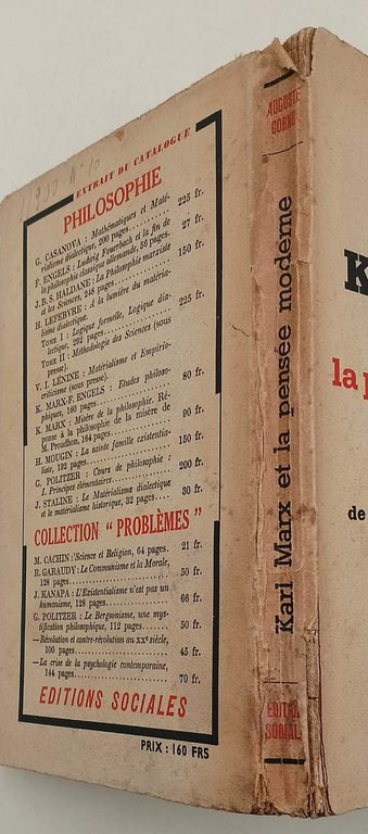KARL MARX ET LA PENSEE MODERNE (1948)