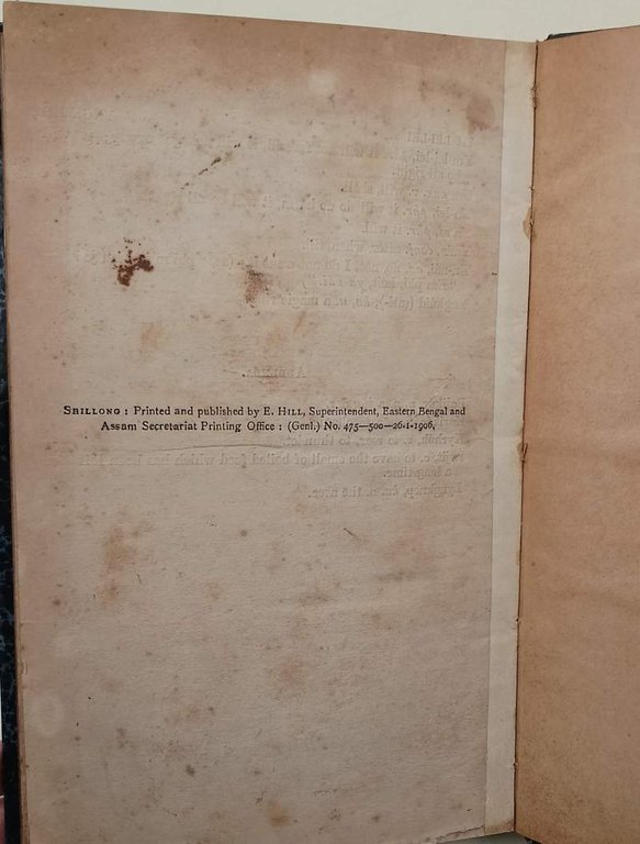 KHASI-ENGLISH DICTIONARY(1906)