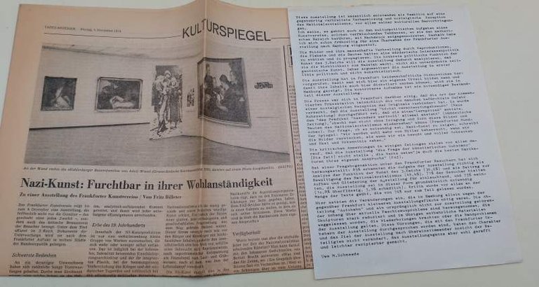 KUNST IM 3.REICH DOKUMENTE DER UNTERWERFUNG(1974)