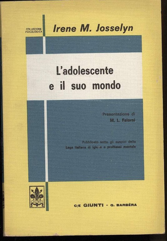 L'ADOLESCENTE E IL SUO MONDO(1972)