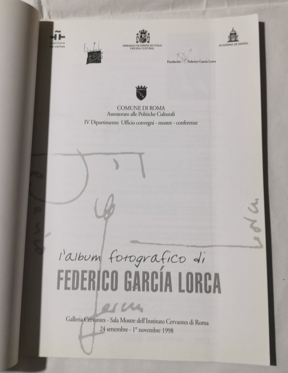 L'album fotografico di Federico Garcia Lorca 1898- 1936