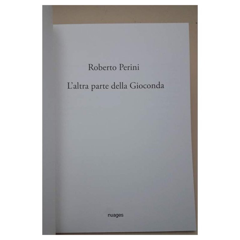 L'ALTRA PARTE DELLA GIOCONDA(2015)