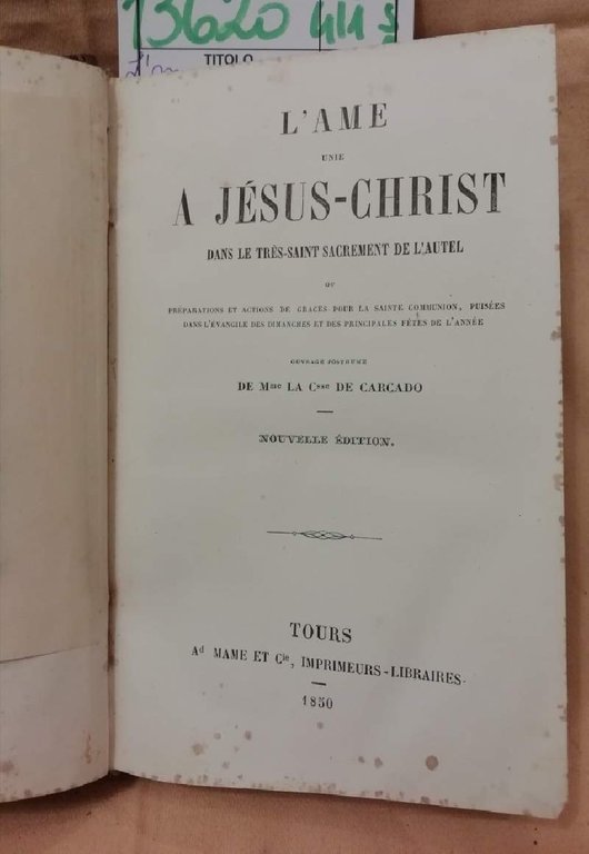 L'AME UNIE A JESUS-CHRIST dans le très-saint sacrement de l'autel …