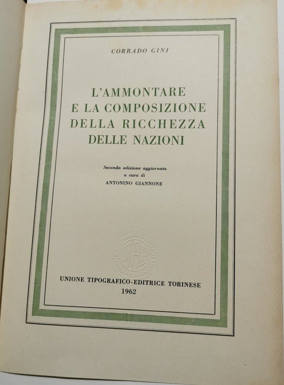 L'ammontare e la composizione della ricchezza delle Nazioni