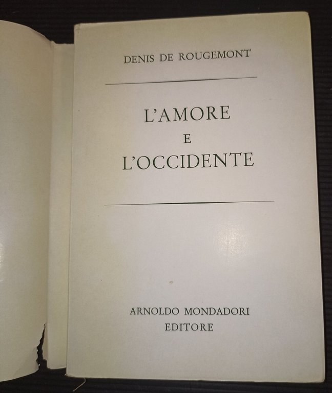 L'Amore e l'occidente