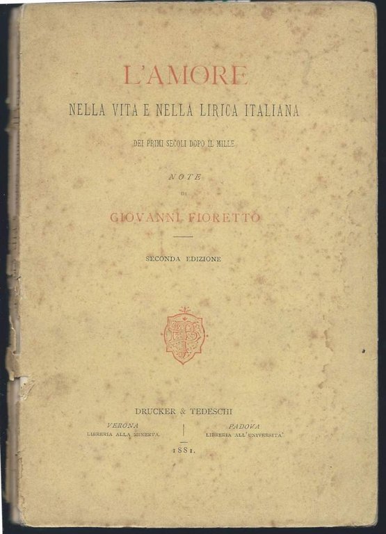 L'AMORE NELLA VITA E NELLA LIRICA ITALIANA DEI PRIMI SECOLI … | Immagine Gallery 2