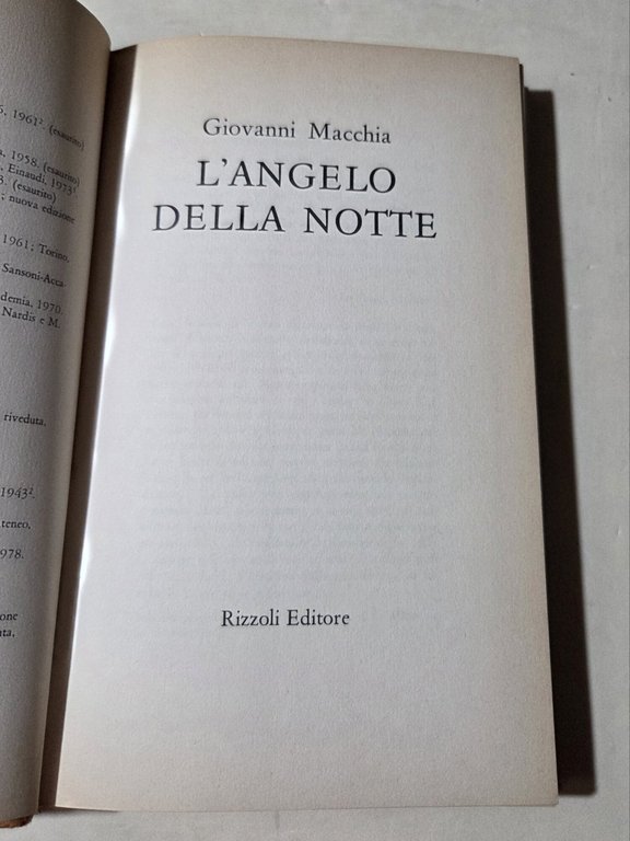 L'angelo della notte