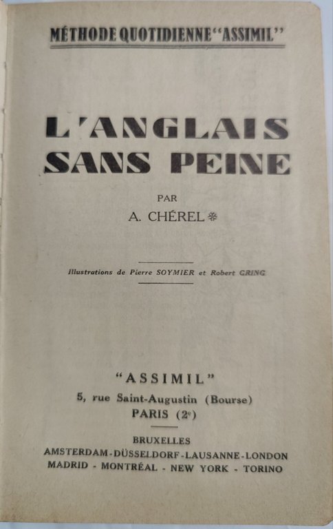 L'anglais sans peine
