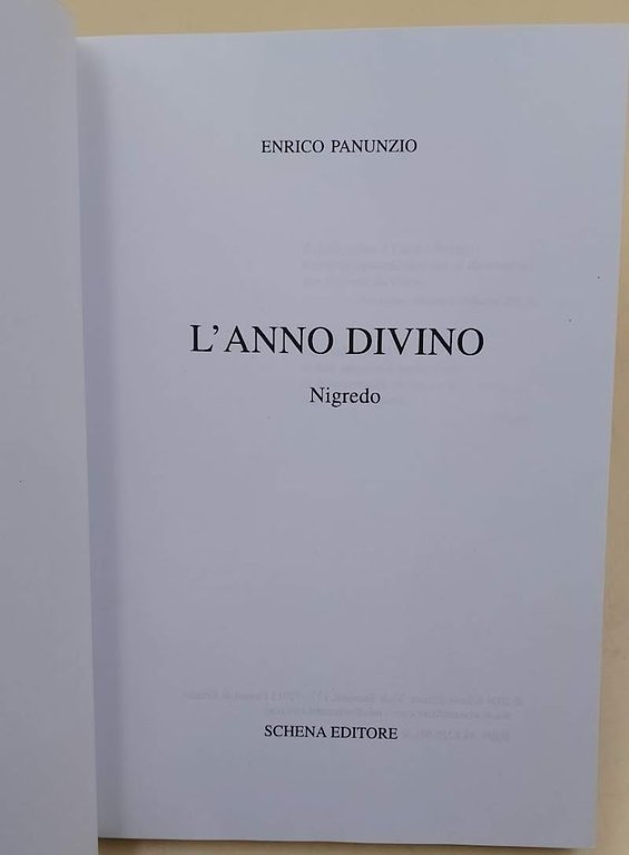L'ANNO DIVINO- NIGREDO(2004)