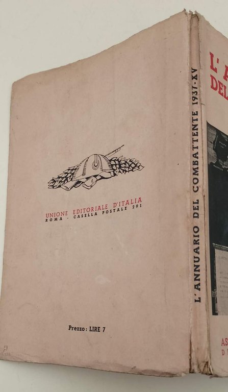 L'ANNUARIO DEL COMBATTENTE-1937