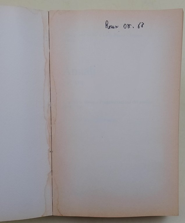 L'Archivio Basso e l'organizzazione del partito(1943-45) Annali vol. VIII