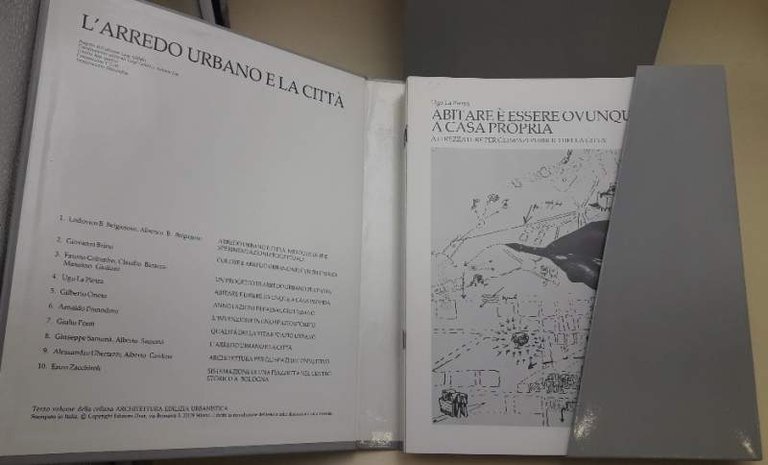 L'ARREDO URBANO E LA CITTA'-III vol.